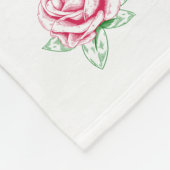 Couverture Polaire Rose et avion (Coin)