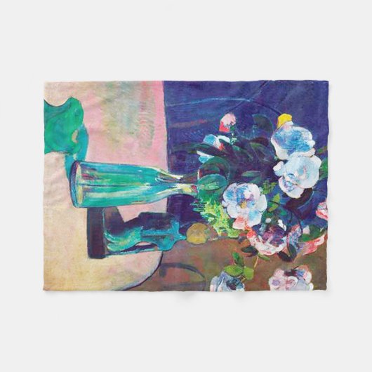 Couverture Polaire Rose et Statuette, Gauguin (Devant (Horizontal))