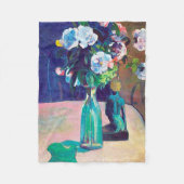 Couverture Polaire Rose et Statuette, Gauguin (Devant)