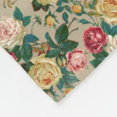 Couverture Polaire Rose floral Bible Verse Écriture Femme chrétienne (Coin)