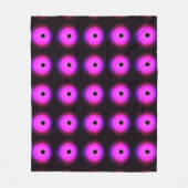 Couverture Polaire Rose foncé Abstrait : brillant sans joint (Devant)