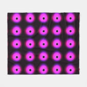 Couverture Polaire Rose foncé Abstrait : brillant sans joint (Devant (Horizontal))