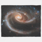 COUVERTURE POLAIRE ROSE GALAXY (Devant (Horizontal))