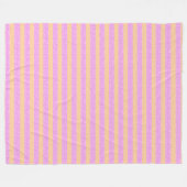 Couverture Polaire Rose Géométrique  (Devant (Horizontal))