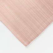 Couverture Polaire Rose Gold Glitter Sparkle Eyelashes Monogram (Coin)