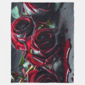 Couverture Polaire Rose gothique (Devant)