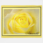 Couverture Polaire Rose jaune (Devant (Horizontal))