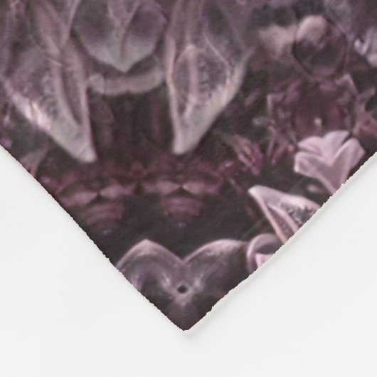 Couverture Polaire Rose Mandala (Coin)