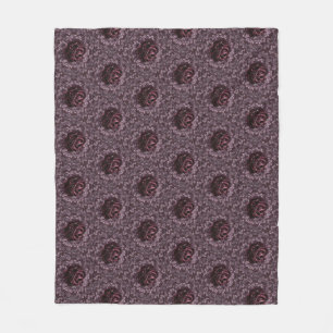 Couverture Polaire Rose Mandala