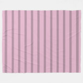 Couverture Polaire Rose Mauve Moderne Rayé (Devant (Horizontal))