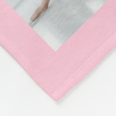 Couverture Polaire rose moderne (Coin)