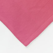 Couverture Polaire rose, orange, moderne, simple, cool, art tendance (Coin)