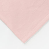 Couverture Polaire Rose pâle (Coin)