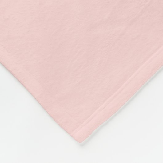 Couverture Polaire Rose pâle (Coin)