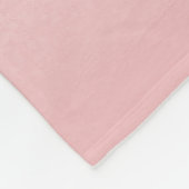 Couverture Polaire Rose Parties scintillant or Blush Ombre personnali (Coin)