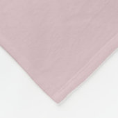 Couverture Polaire Rose pastel solide (Coin)