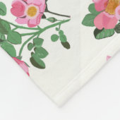 Couverture Polaire Rose rose chitzy (Coin)