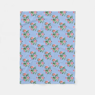 Couverture Polaire Rose rose chitzy