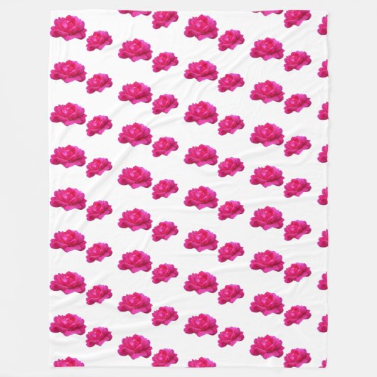 Couverture Polaire rose rose polaire Blanche (Devant)