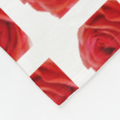 Couverture Polaire Rose rouge (Coin)
