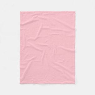 Couverture Polaire Rose solide et chaud