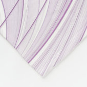 Couverture Polaire Rose violet passion Fleur Art Abstrait Fractal (Coin)