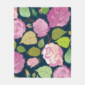 Couverture Polaire Roses 16 (Devant)