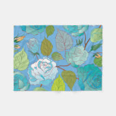 Couverture Polaire Roses 23 (Devant (Horizontal))