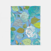 Couverture Polaire Roses 23 (Devant)