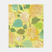 Couverture Polaire Roses 4 (Devant)