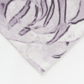 Couverture Polaire Roses blanches (Coin)