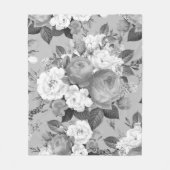 Couverture Polaire Roses d'aquarelle 9 (Devant)
