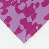 Couverture Polaire Roses de bulbes de roses (Coin)