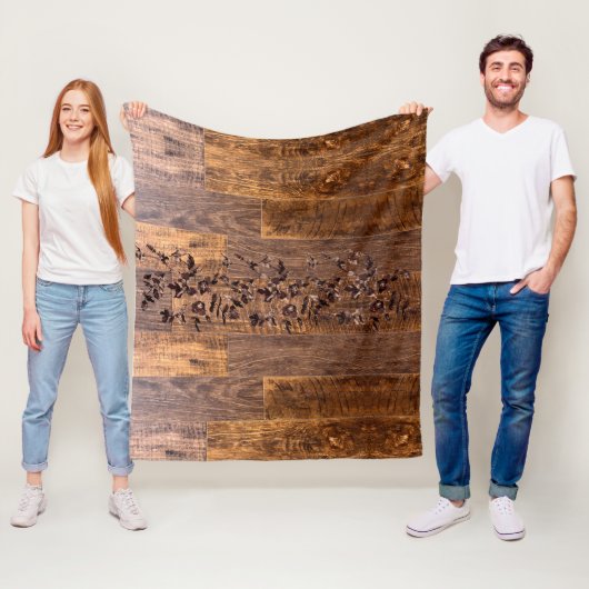 Couverture Polaire Roses de pays (En situation)