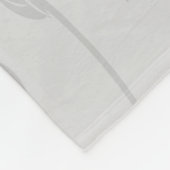 Couverture Polaire Roses et papillons de note de musique (Coin)