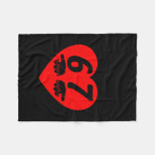 Couverture Polaire Roses Red Blah Six Seven Funny Valentine Meme Love (Devant (Horizontal))