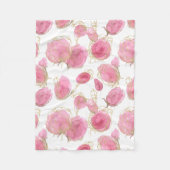 Couverture Polaire Roses roses (Devant)