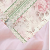 Couverture Polaire Roses Roses Patchwork Rose Vintage