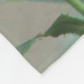 Couverture Polaire Roses Roses Roses Roses Avec Fleece Gris Léger (Coin)