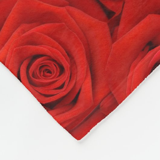 Couverture Polaire Roses rouges (Coin)