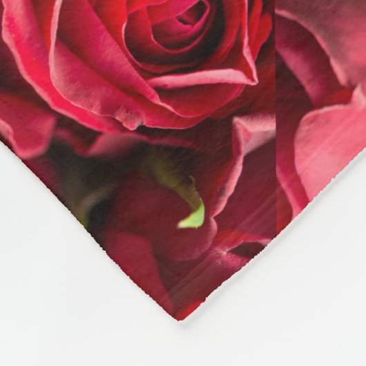 Couverture Polaire Roses rouges (Coin)