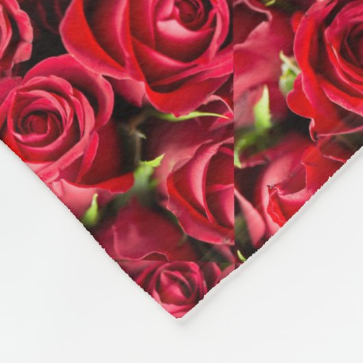 Couverture Polaire Roses rouges de Saint-Valentin (Coin)
