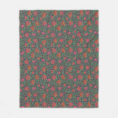 Couverture Polaire Roses rouges et fuchsia parfaites de style gothiqu (Devant)