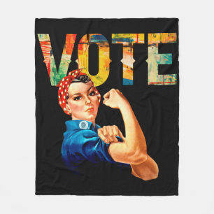 Couverture Polaire Rosie le Riveter Poster politique Vote Élection