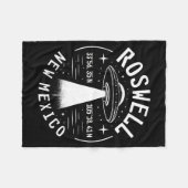 Couverture Polaire Roswell New Mexico Alien Ufo Area 51  (Devant (Horizontal))