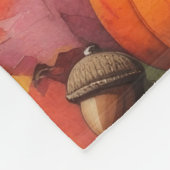 Couverture Polaire Rottweiler À L'Automne Quitte L'Art Thanksgiving (Coin)