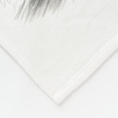 Couverture Polaire Rottweiler Chien Maman Florale (Coin)