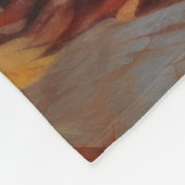 Couverture Polaire Rottweiler dans les feuilles d'automne automne aut (Coin)