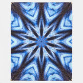 Couverture Polaire Roue cosmique de chaman indigène (Devant)