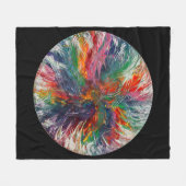 Couverture Polaire Roue de spectre de couleurs (Devant (Horizontal))